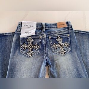 NWT Y2K Soho Embellished Jeans